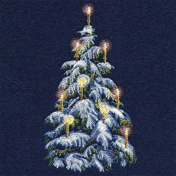 Glowing Candlelit Tree - Image 7