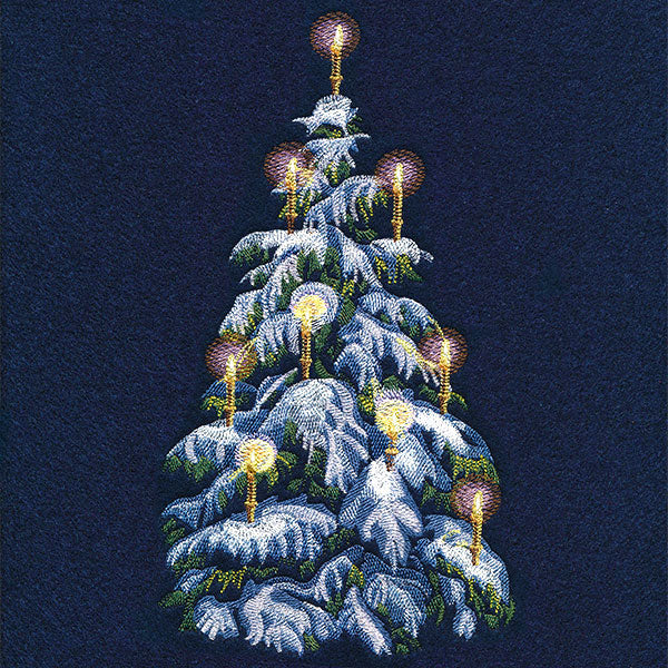 Glowing Candlelit Tree - Image 9