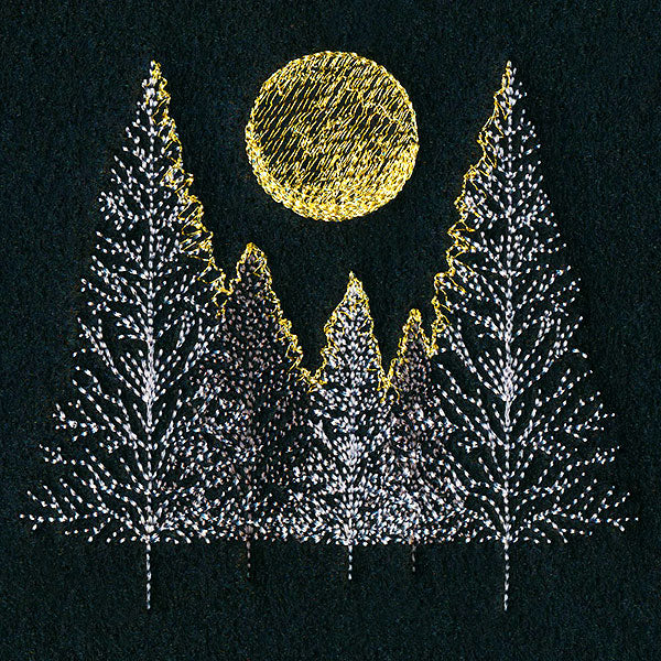 Glowing Moonlit Forest - Image 7