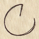 Handwriting Letter C - Uppercase - Image 2