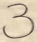 Handwriting Number 3 - Image 4