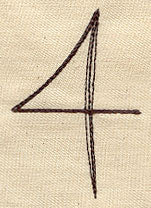 Handwriting Number 4 - Image 4