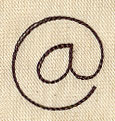 Handwriting Punctuation - At Sign - Image 2