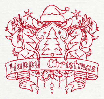 Happy Christmas Crest - Image 2