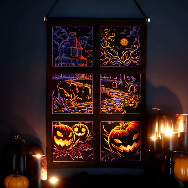 Haunted Halloween Scene Square 2 - Image 2