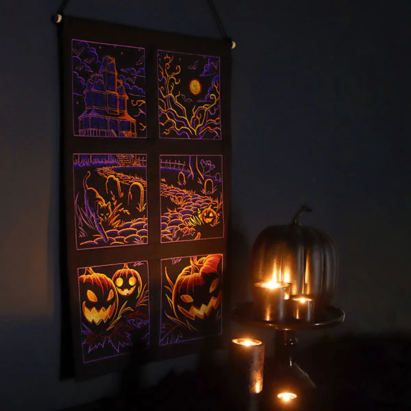 Haunted Halloween Scene Square 2 - Image 3