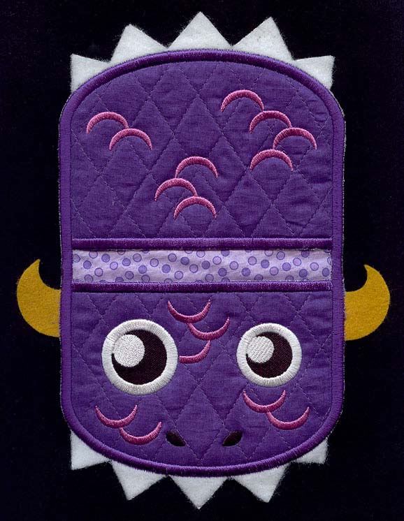 Hungry Monster Potholder (In the Hoop) - Image 3