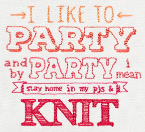 I Like to Party - Knit - Image 4