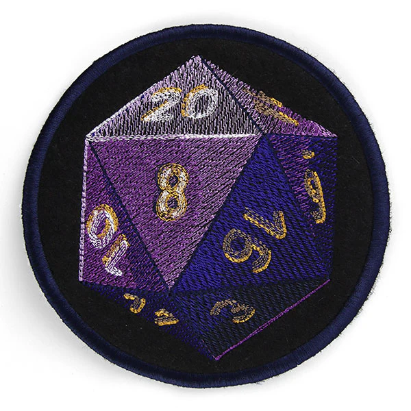 Illuminated D20 Die Coaster (In-the-Hoop) - Image 3