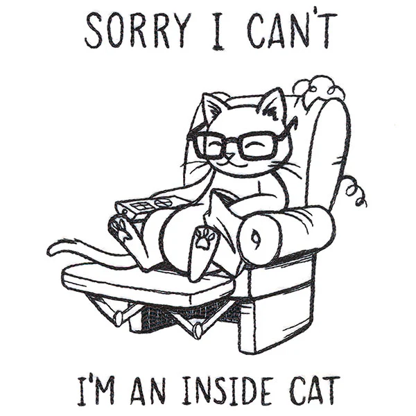 I'm An Inside Cat - Image 3
