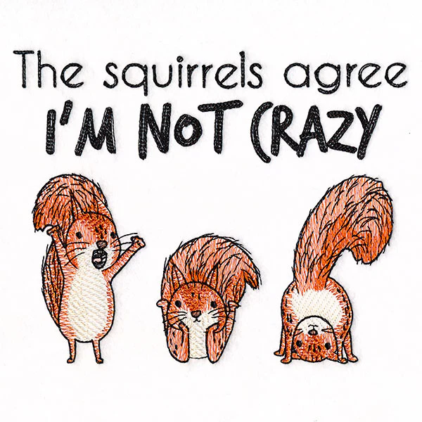 I'm Not Crazy Squirrels - Image 3