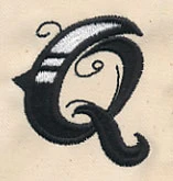 Inked Letter Q - Image 3