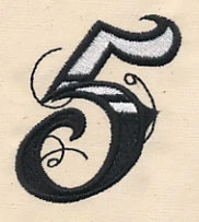 Inked Number 5 - Image 2