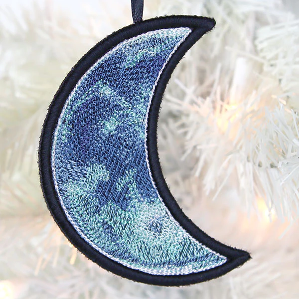 Into the Cosmos Crescent Moon (In-the-Hoop) - Image 2
