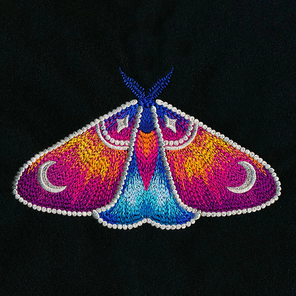 Into the Night Celestial Details Moth - Image 5