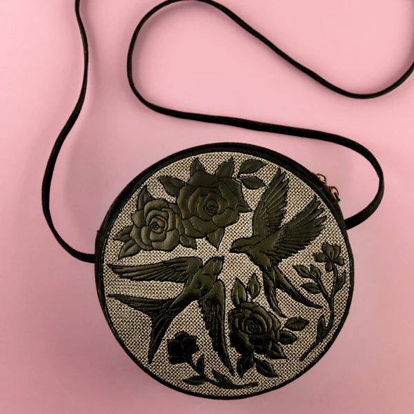 Intricate Swallows and Blooms (Embossed) - Image 11