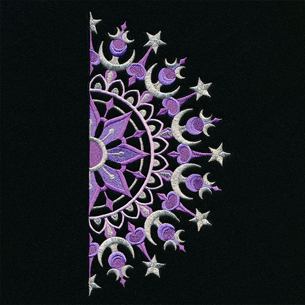 Ironwork and Magic Half Moon Mandala - Image 4