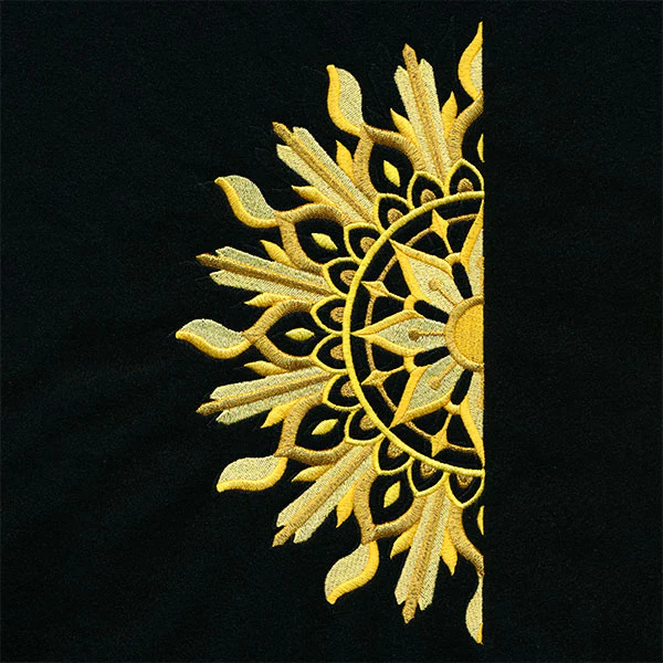 Ironwork and Magic Half Sun Mandala - Image 4