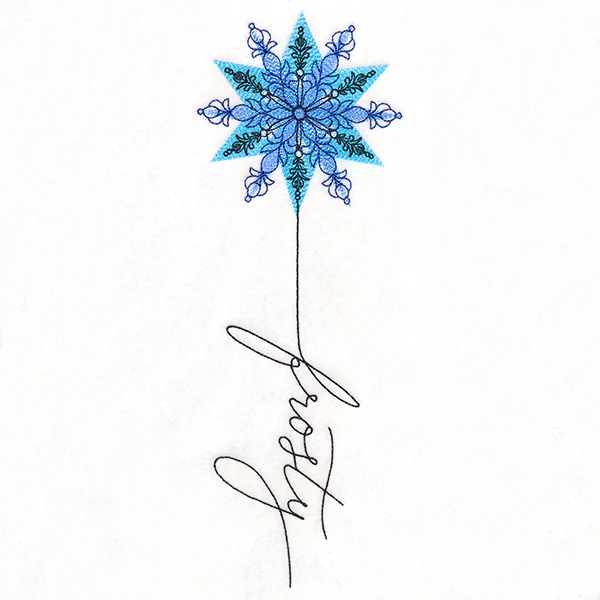 January Frosty Snowflake - Image 2