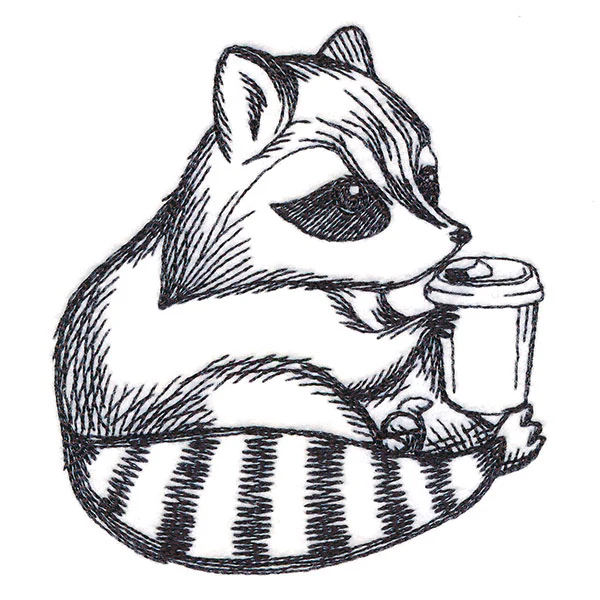 Java Loving Raccoon - Image 4
