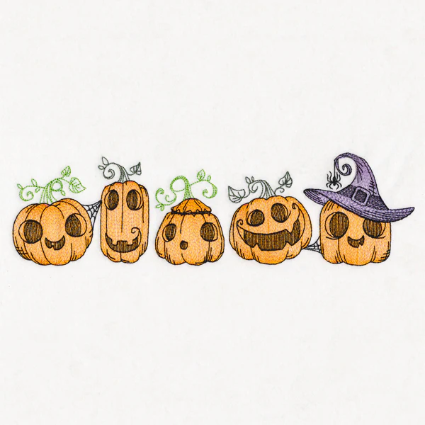 Jolly Jack O' Lantern Border