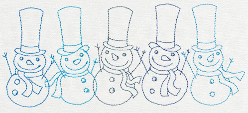 Jolly Snowman Border - Image 4