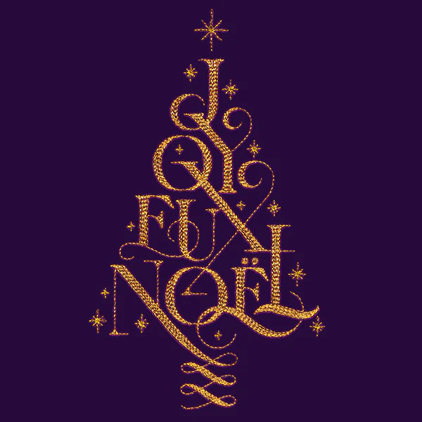 Joyeux Noel Christmas Tree - Image 7