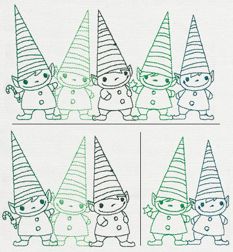 Joyous Elves Border (Split)