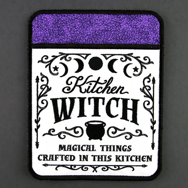 Kitchen Witch Magic Pot Holder (In-the-Hoop) - Image 6