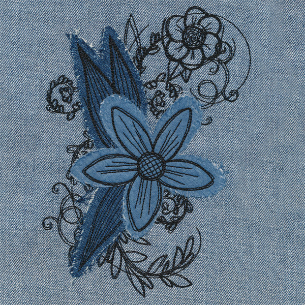 Layered Blooms (Applique) - Image 2