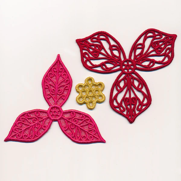 Layered Poinsettia (Lace) - Image 2