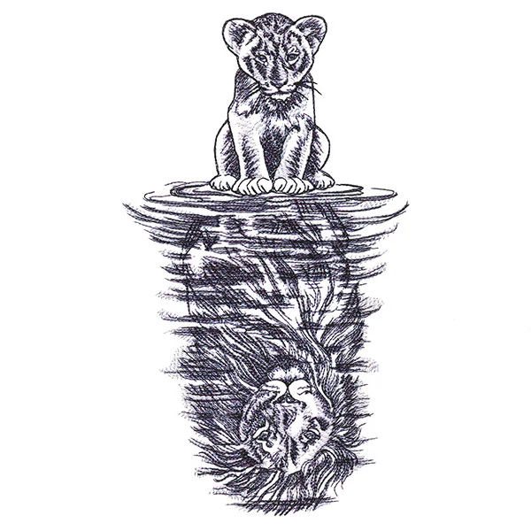 Lion Reflection - Image 3