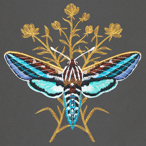 Luminous Moth in Flight - Image 3