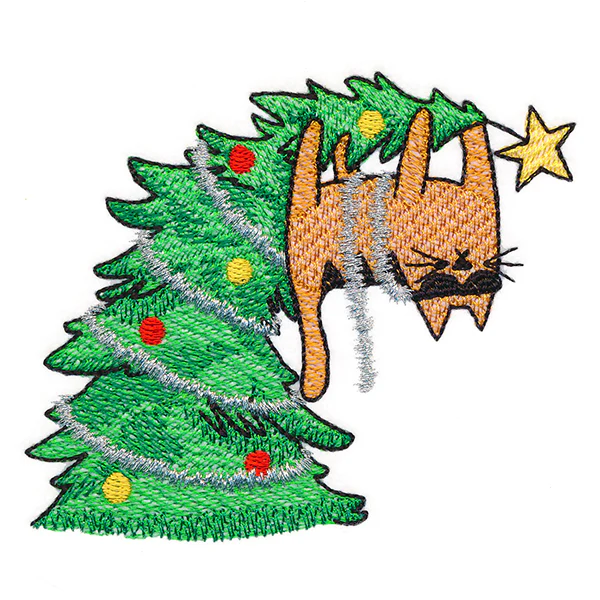 Meowy Mischief Christmas Cat - Image 10