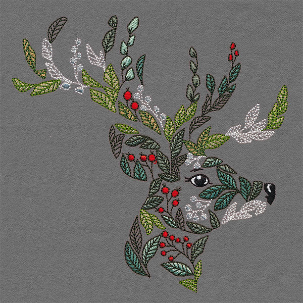 Merry Christmas Botanicals Reindeer - Image 2