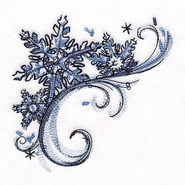 Mesmerized by Winter Snowflakes Corner - Image 7