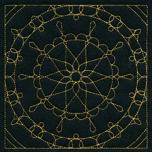 Mesmerizing Mandala Quilting Square 4 - Image 18