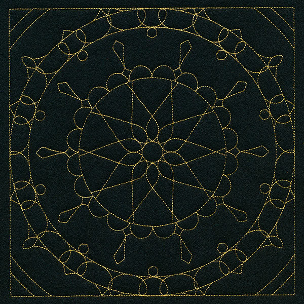 Mesmerizing Mandala Quilting Square 4 - Image 2
