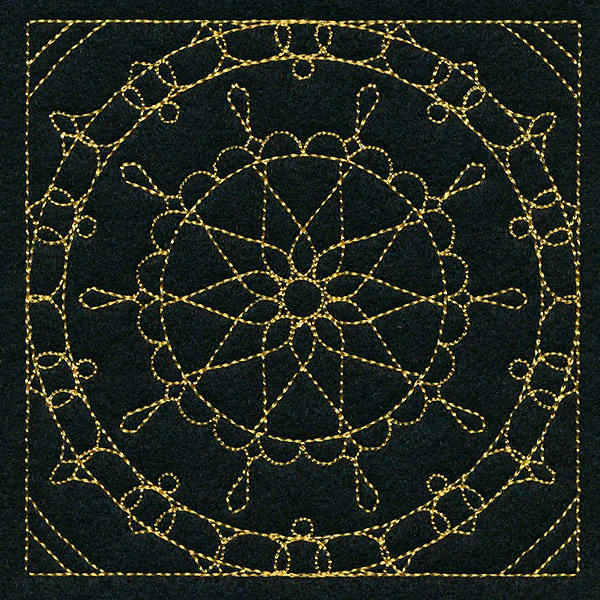 Mesmerizing Mandala Quilting Square 4 - Image 22