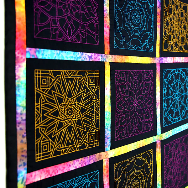 Mesmerizing Mandala Quilting Square 4 - Image 9