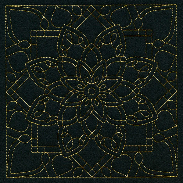 Mesmerizing Mandala Quilting Square 6 - Image 58
