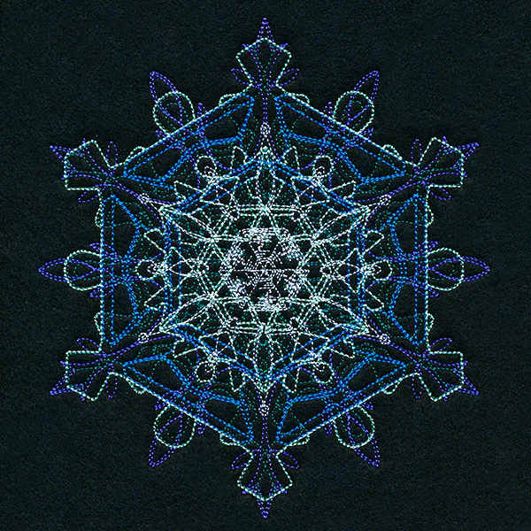 Mesmerizing Snowflake Medallion