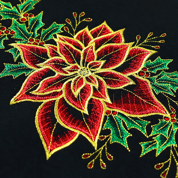 Midnight Poinsettia Blooms - Image 8
