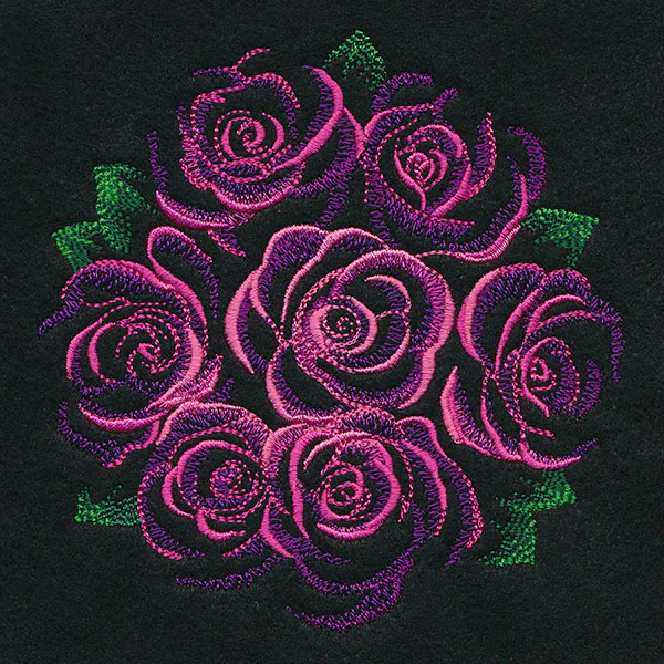 Midnight Rose Bouquet - Image 10