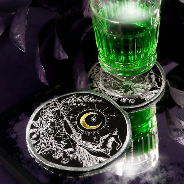 Midnight Witches Coaster (In-the-Hoop) - Image 4