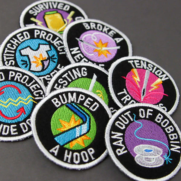 Mishap Merit Badge - Stitched Project Upside Down (In-the-Hoop) - Image 2