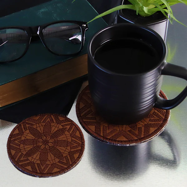 Modern Medallion Coaster (In-the-Hoop) - Image 6