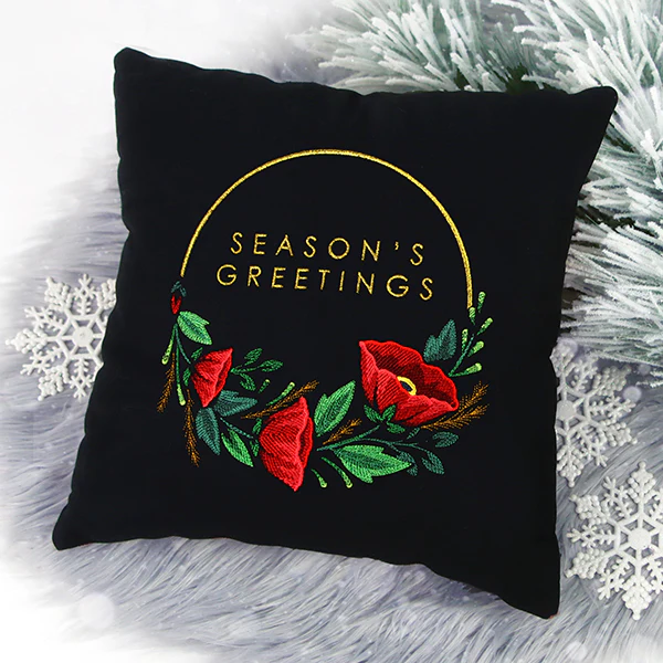 Modern Season's Greetings Wreath - Image 8