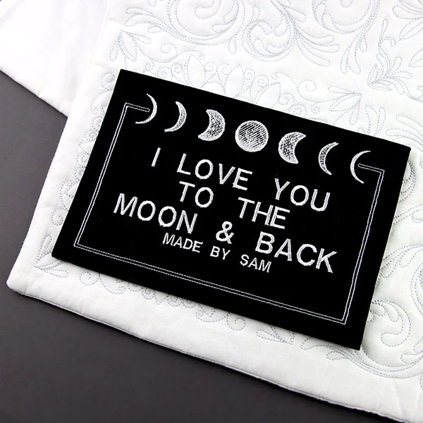 Moon Phases Quilt Label - Image 2
