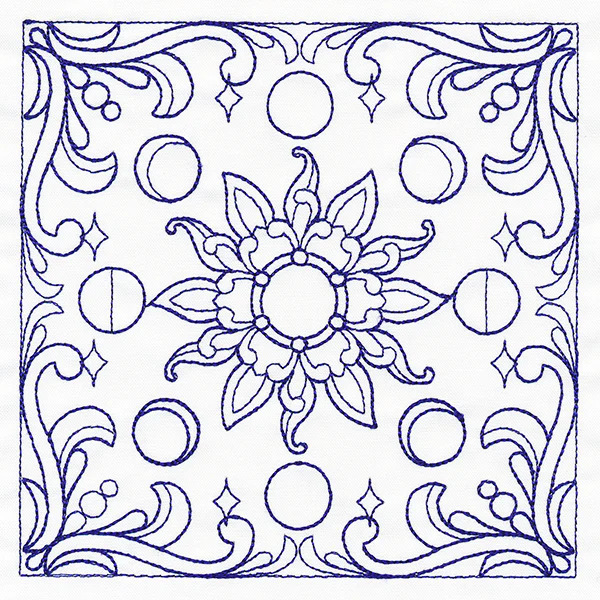 Moon Phases Quilting Square - Image 3